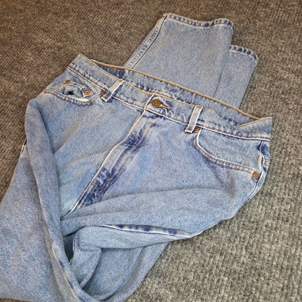 Levis 512 womens Jeans‎ Light Wash Slim Fit Straight Leg Denim Size 16 Reg M